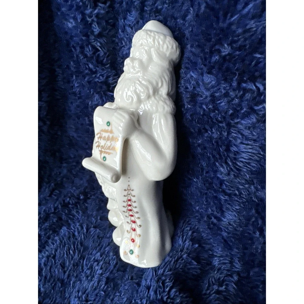 Lenox China‎ Jewels Santa with Scroll 7